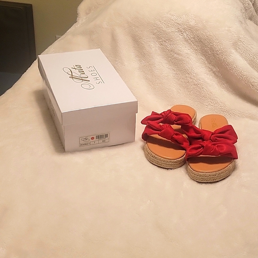 Red Sandals